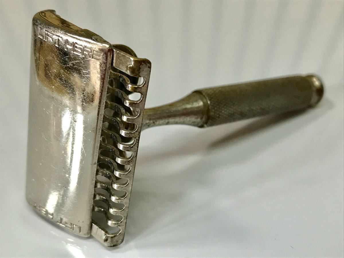 American Safety Razor社 Ever-Ready single edge razor vintage ビンテージ片刃カミソリ ...