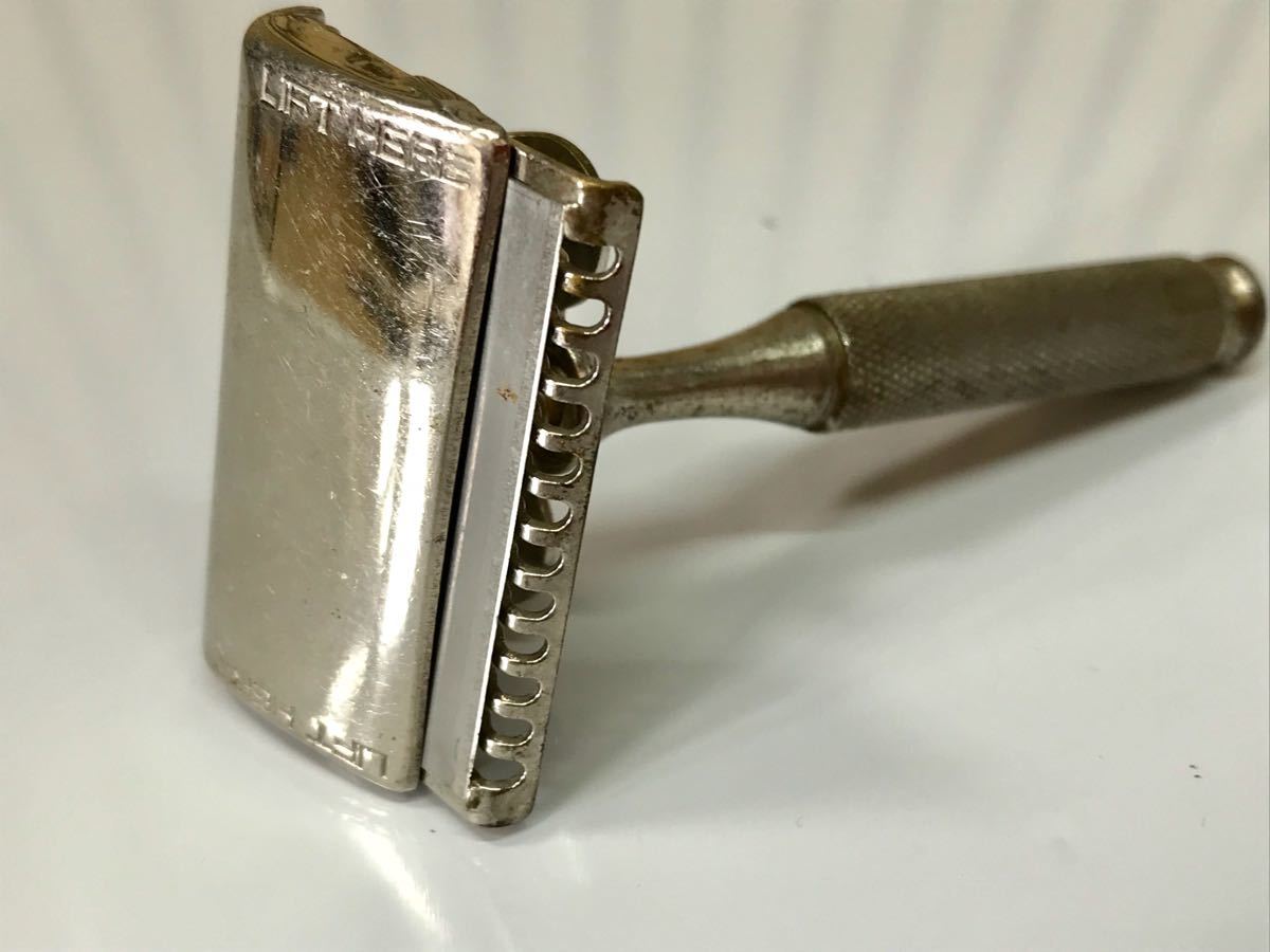 American Safety Razor社 Ever-Ready single edge razor vintage ビンテージ片刃カミソリ ...