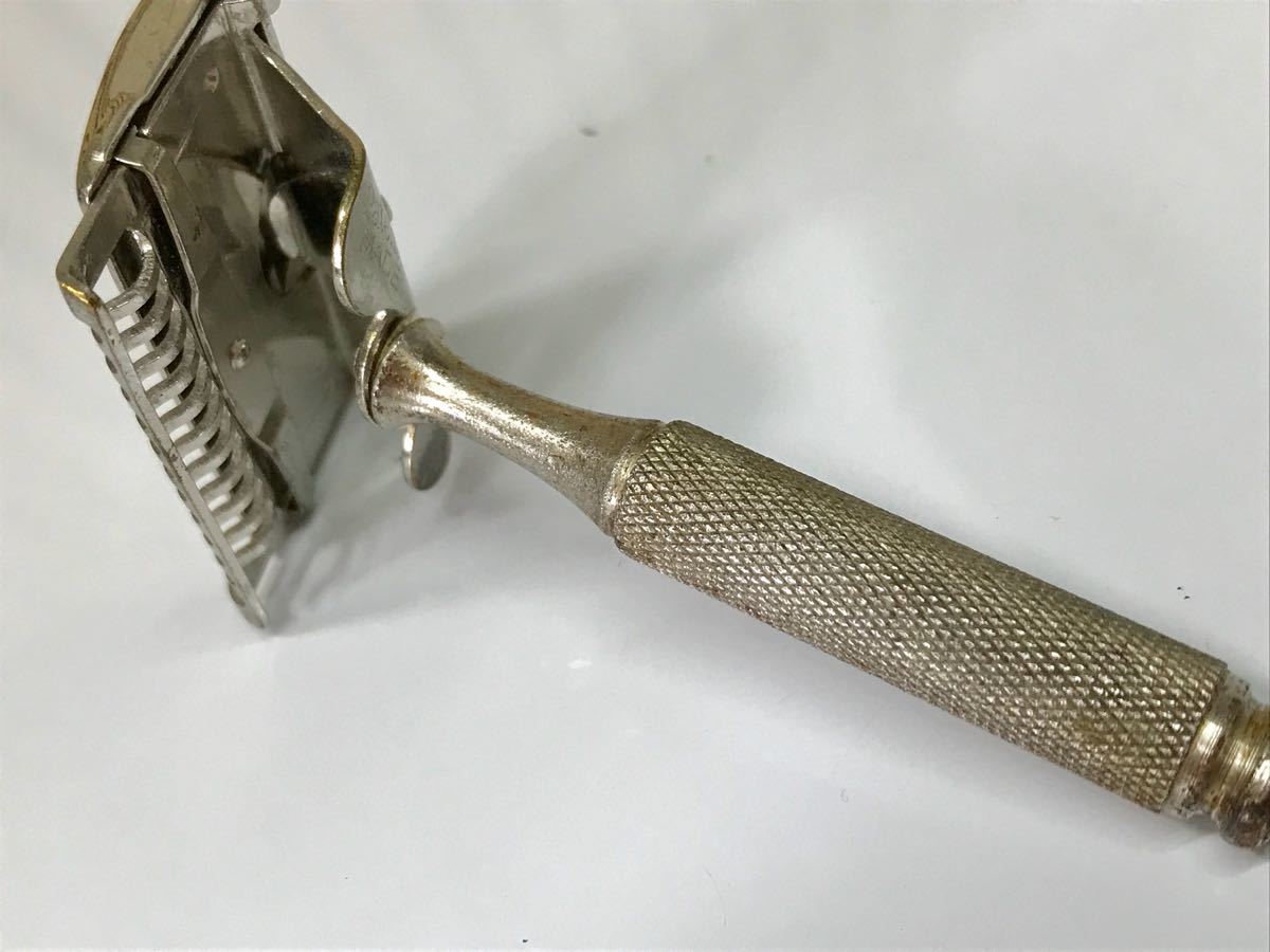 American Safety Razor社 Ever-Ready single edge razor vintage ビンテージ片刃カミソリ ...