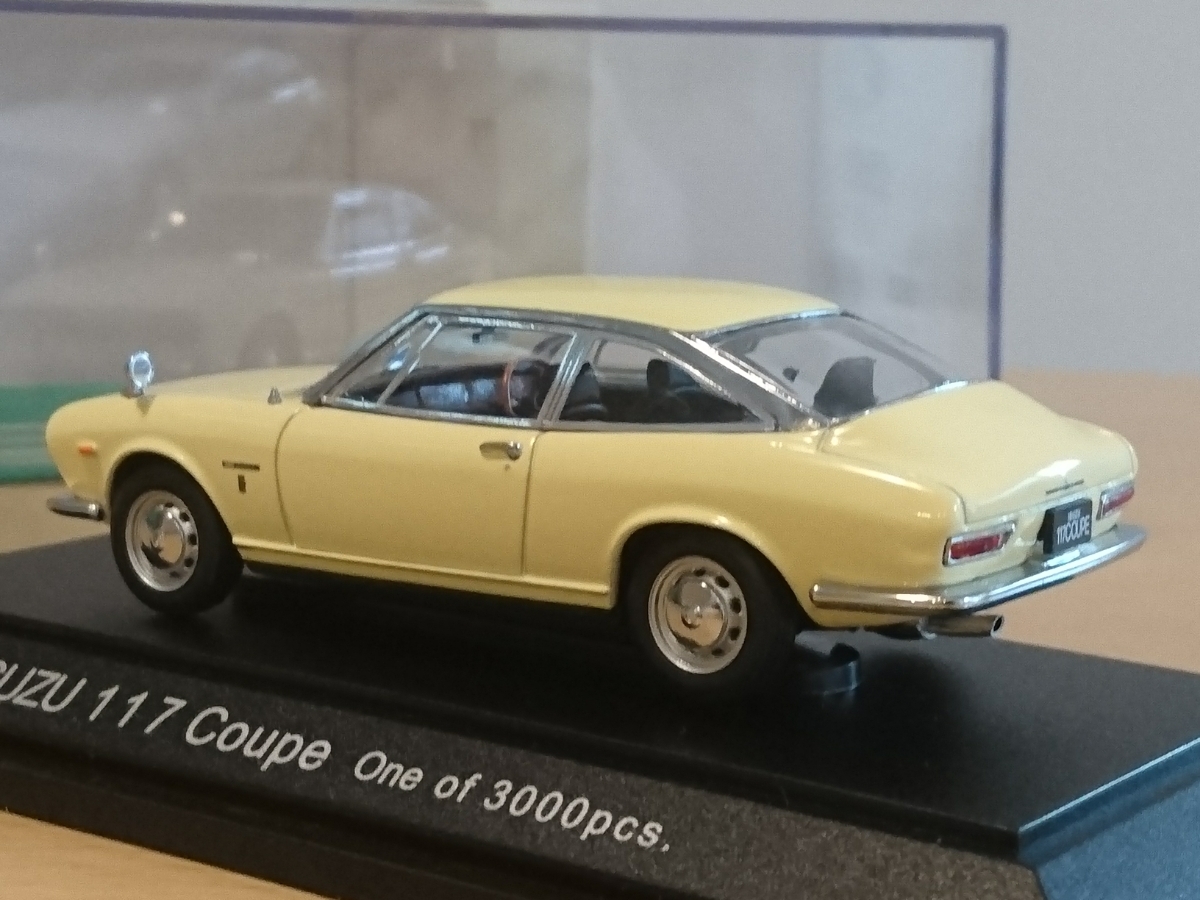 EBBRO 1/43 ISUZU 117 COUPE L.YELLOW エブロ いすゞ 117 クーペ