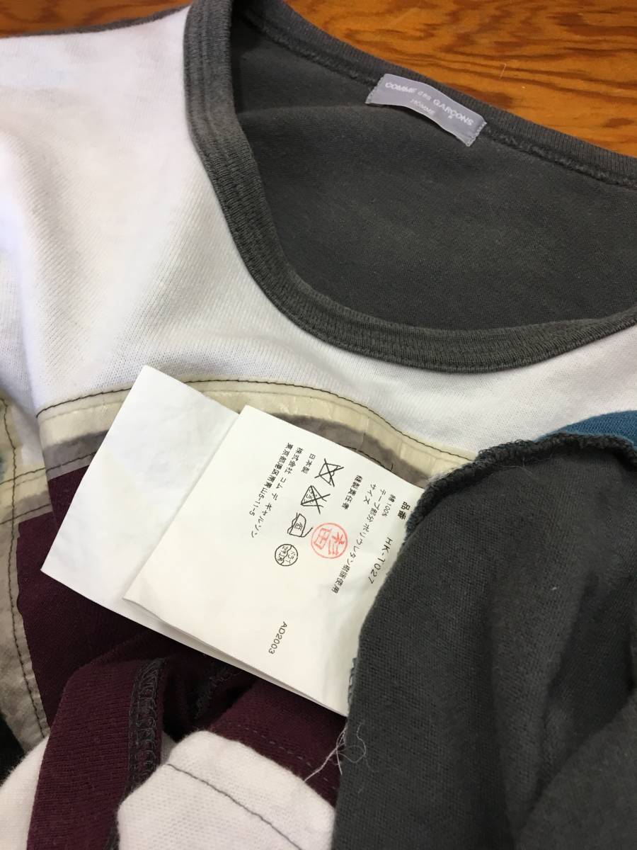AD2003【COMME des GARCONS HOMME/コムデギャルソンオム】Patchwork