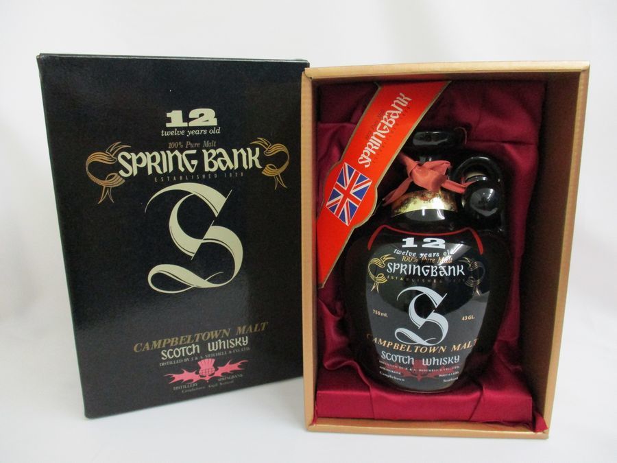 古酒 SPRING BANK スプリングバンク 12年 陶器ボトル スコッチ 750ml