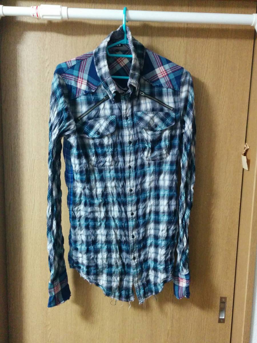 【驚きの破格値，豊富な】 Lgbルグランブルーshirtgチェックシャツメンズ1(ルグランブルー)｜売買されたオークション情報、yahooの商品情報をアーカイブ公開 - オークファン ルグランブルー