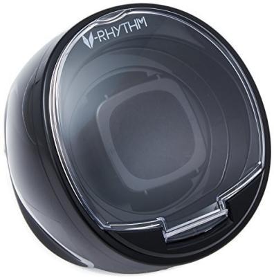 ACアダプター 1本 腕時計 遮音 黒 ワインディングマシーン ブラック 時計 1本巻き