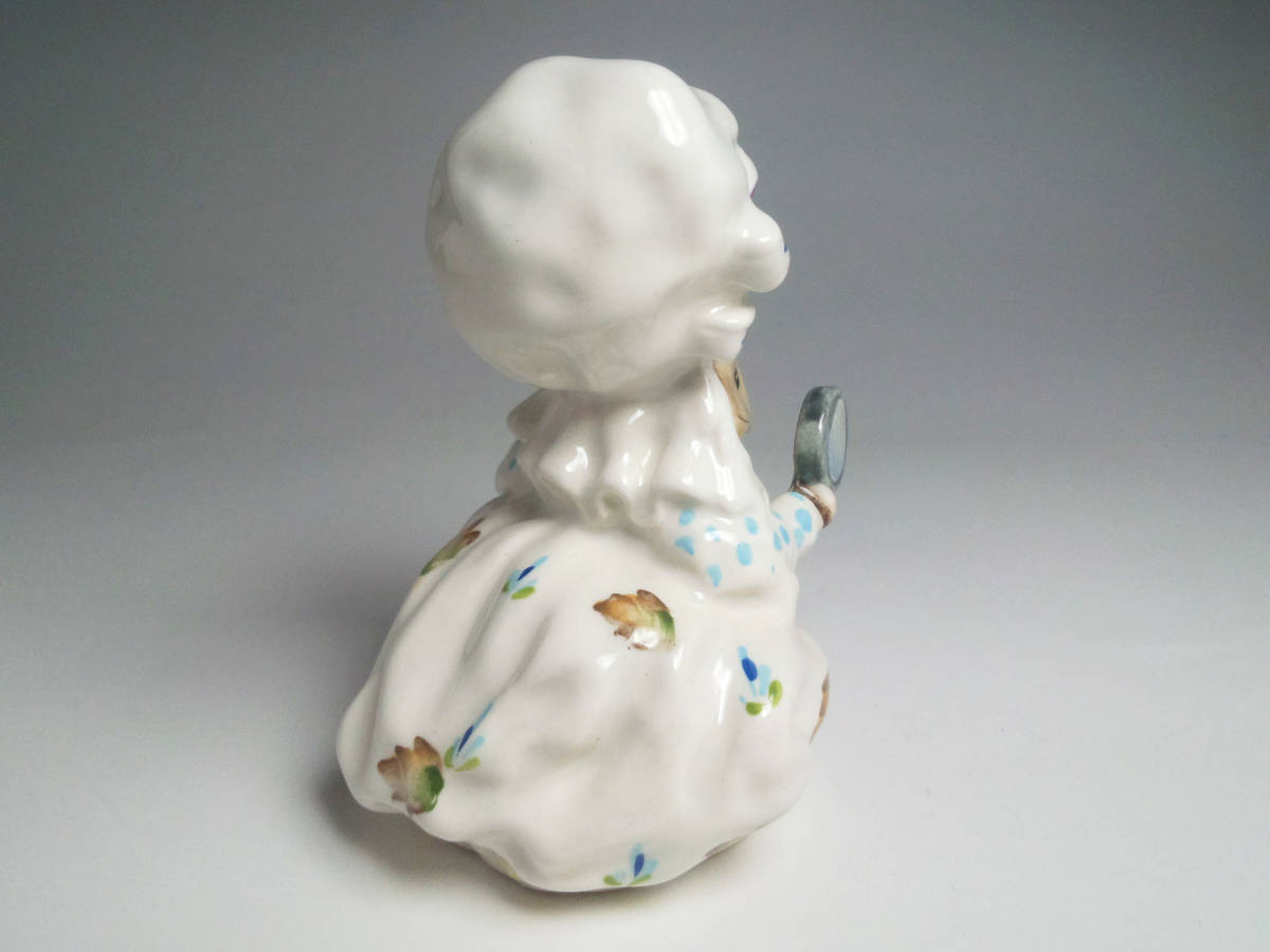 ★希少 ピーターラビット Beatrix Potter "Lady Mouse" レディマウス BESWICKベスウィック 英国アンティーク陶器置物フィギュア★