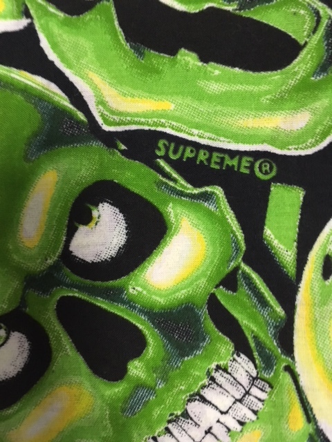 supreme skull pile bandana 18ss シュプリーム スカル バンダナ 新品