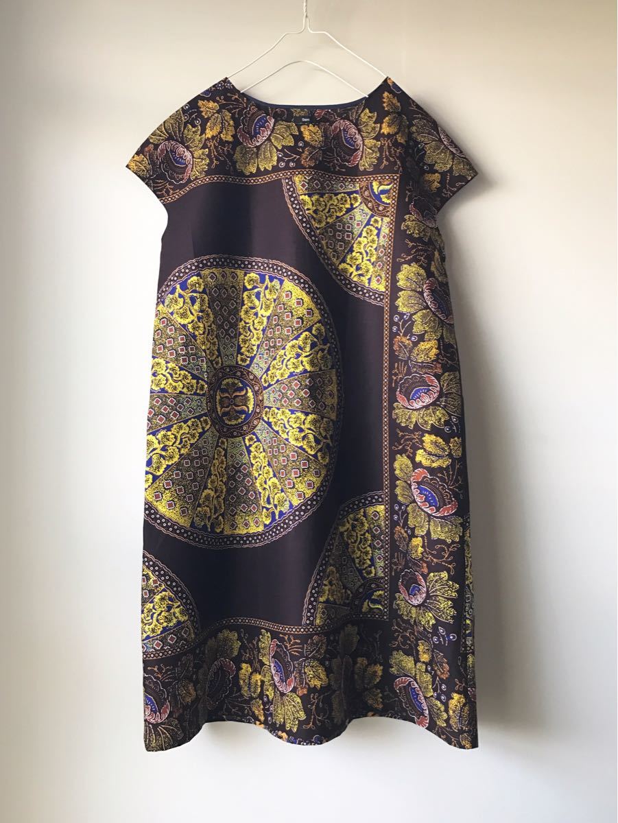 Vintage batik cotton ( ヴィンテージ african AFRICAN sleeveless