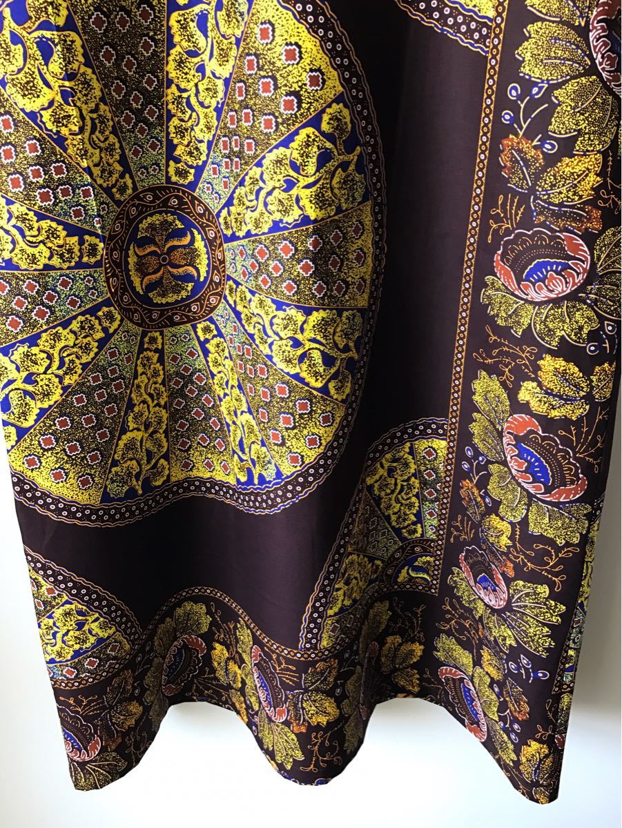 Vintage batik cotton ( ヴィンテージ african AFRICAN sleeveless