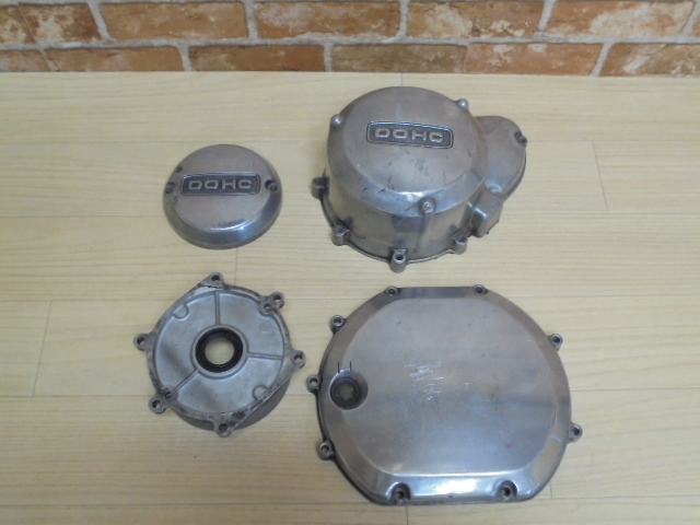 KZ1000 純正 エンジン カバー セット!! MADE IN JAPAN 刻印入り!! 4点