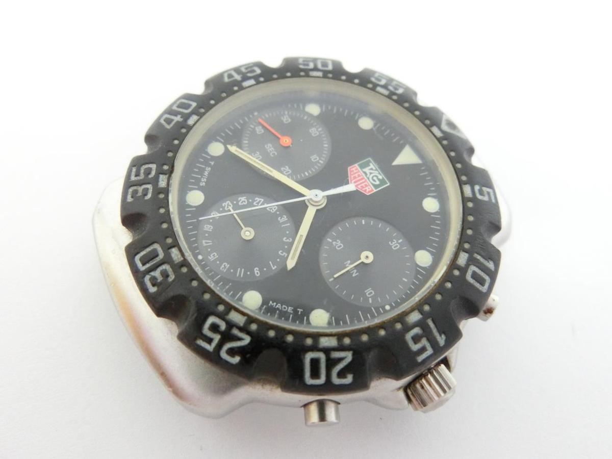 【O-9870】TAG HEUER タグホイヤー フォーミュラ1 471.513 ブラック文字盤 クォーツ 腕時計 本体のみ ジャンク品【千円市場】
