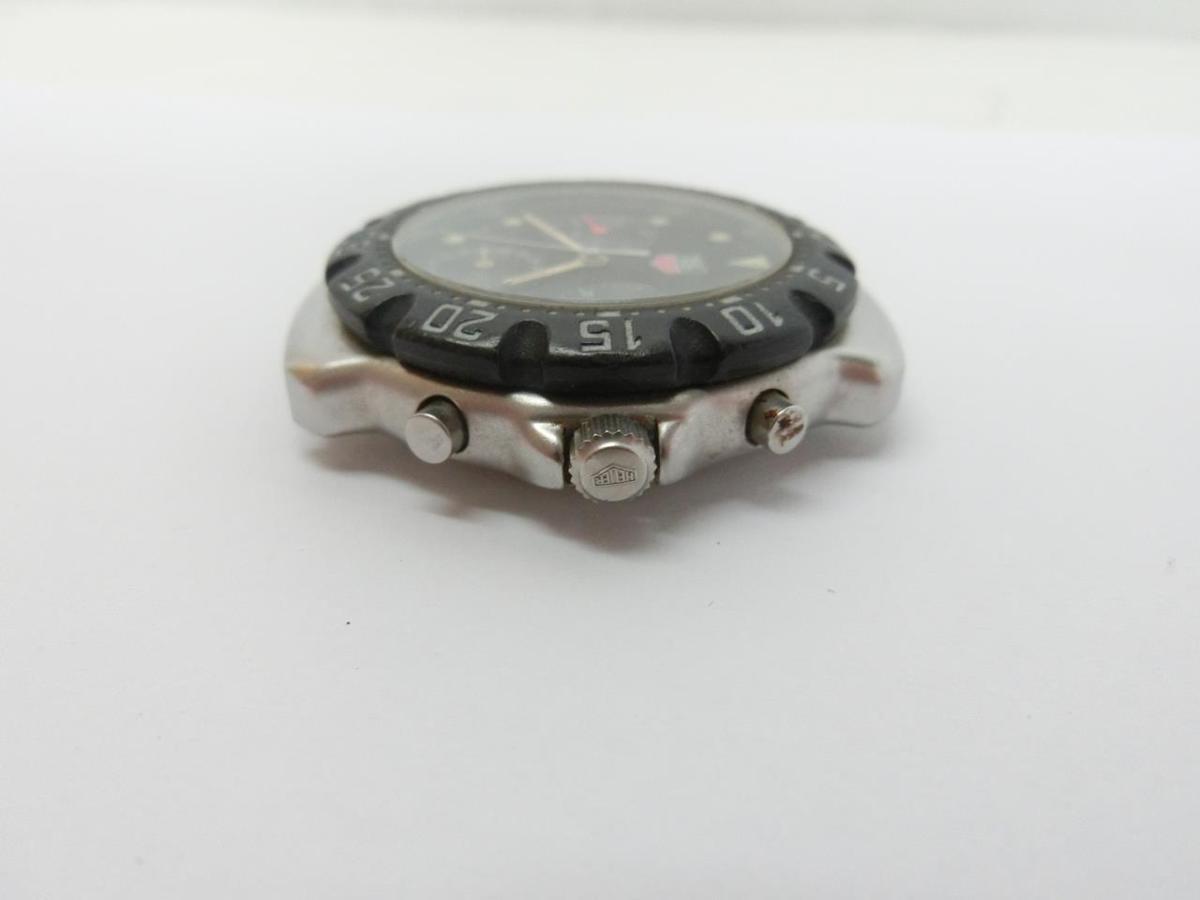 【O-9870】TAG HEUER タグホイヤー フォーミュラ1 471.513 ブラック文字盤 クォーツ 腕時計 本体のみ ジャンク品【千円市場】