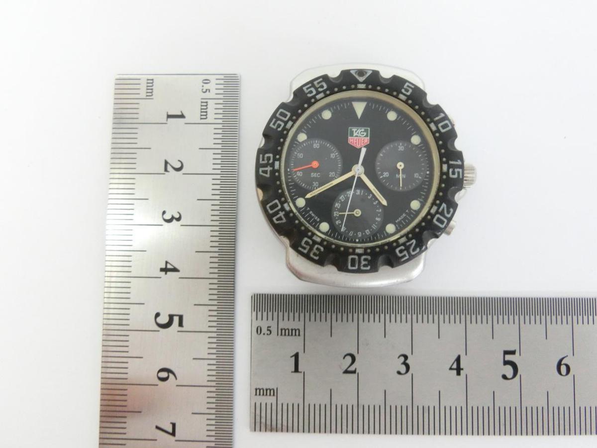 【O-9870】TAG HEUER タグホイヤー フォーミュラ1 471.513 ブラック文字盤 クォーツ 腕時計 本体のみ ジャンク品【千円市場】