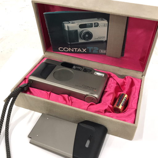 2156 1円 CONTAX コンタックス T2 フィルムカメラ ジャンク タイトル