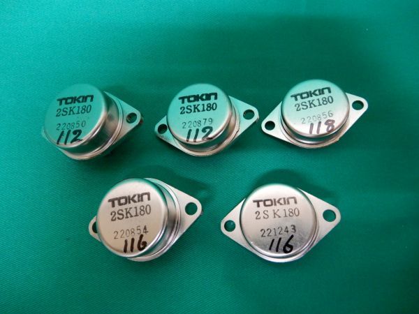 TOKIN 2SK180 トランジスタ 5個セット 品 トーキン FET(トランジスタ)｜売買されたオークション情報、yahooの商品情報を ...