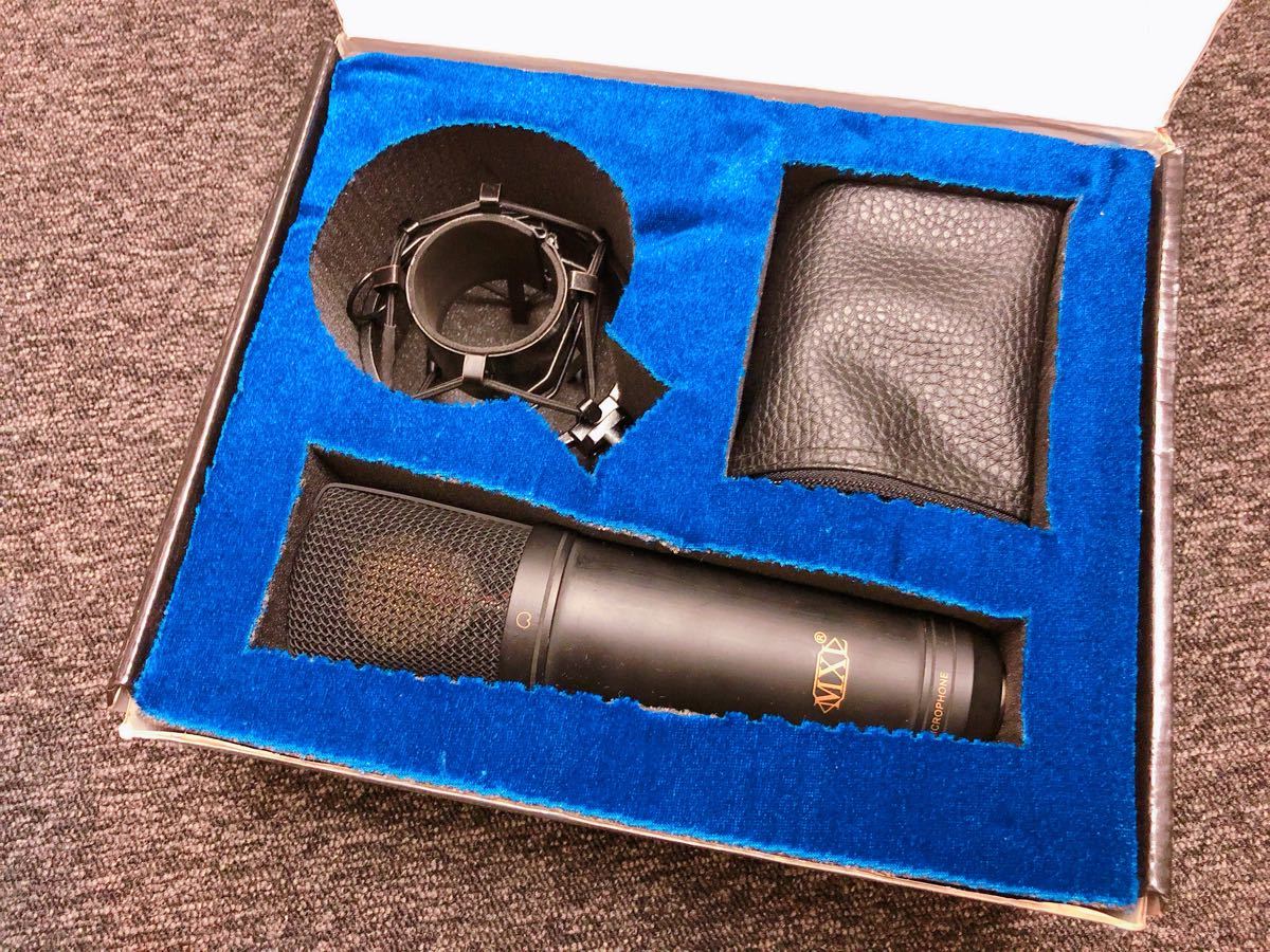 ☆完動品 MXL 2003A コンデンサーマイク 付属品多数 ポップガード付き