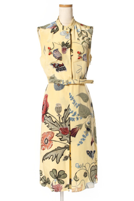 人気セール，爆買い グッチGUCCI シルクフラワープリントノースリーブワンピース LOPP45231(ワンピース（ロング）)｜売買されたオークション情報、yahooの商品情報をアーカイブ公開 - オークファン 女性用