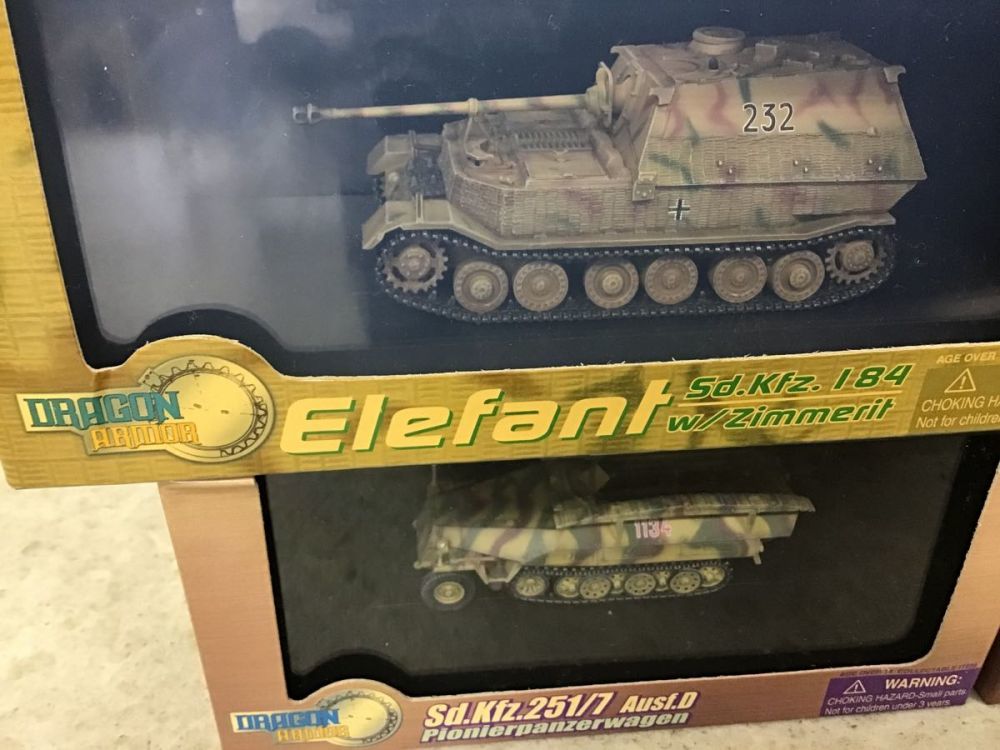 1/72 ドラゴンアーマー ティーガー1，エレファント 他 1&frasl;72 ドラゴンアーマー Yahoo!オークション ドラゴンアーマーシリーズ .181 タイガー1型後期型(w