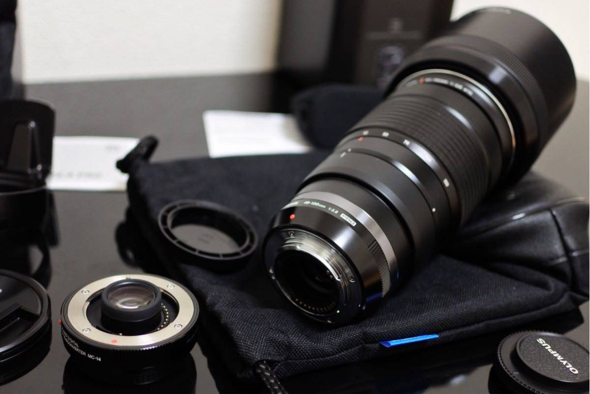 m.zuiko 12-40mmF2.8PRO・40-150mmF2.8PRO・1.4×テレコン セット！美品