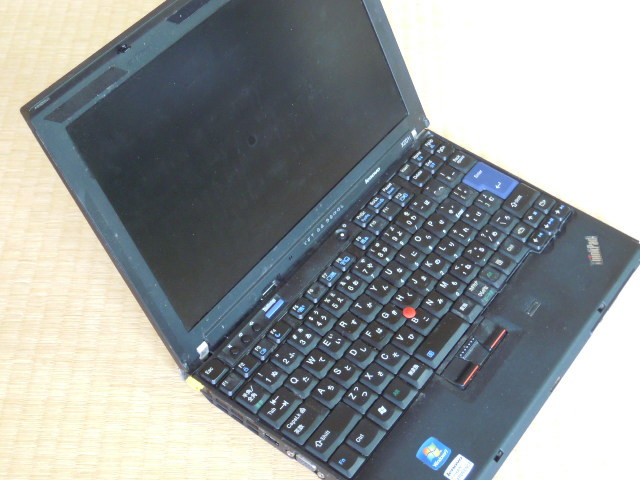 62★x201 Lenovo ThinkPad x201i i3-370M 2.4G /3249-MGJ/BIOS OK/部品取り用/上級者向け/ジャンク_1