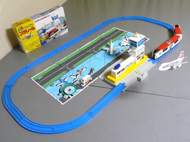 激珍●プラレール大型情景★J-24 アクションエアポート★空港ジオラマにお勧めセット◎