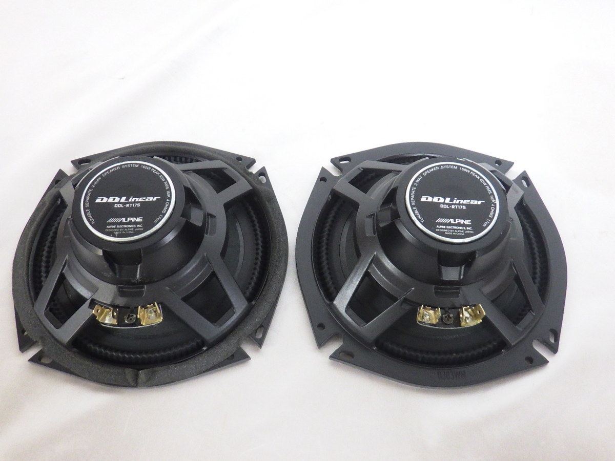 カーオーディオ 送込 アルパイン スピーカー DDL-RT17S ALPINE