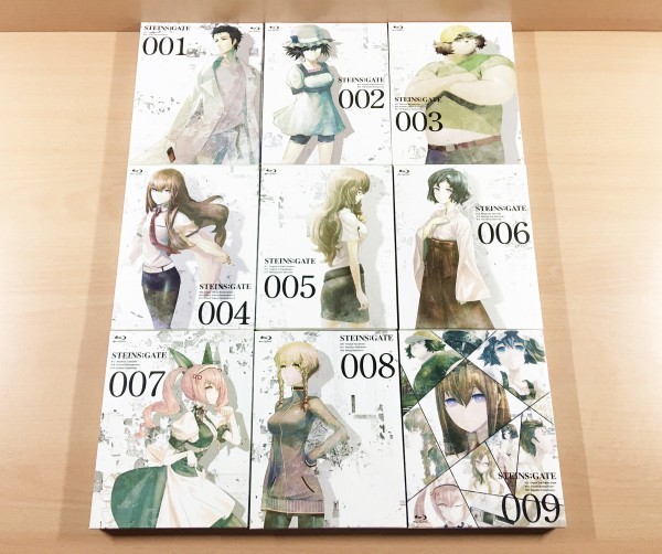 中古美品 Blu-ray シュタインズゲート Steins Gate 初回限定版 全9巻