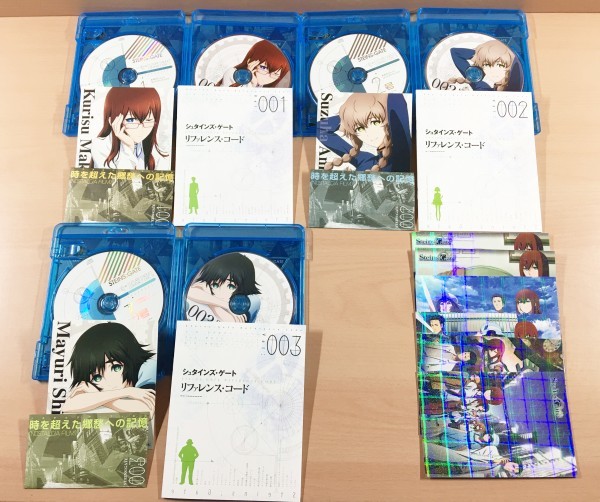中古美品 Blu-ray シュタインズゲート Steins Gate 初回限定版 全9巻