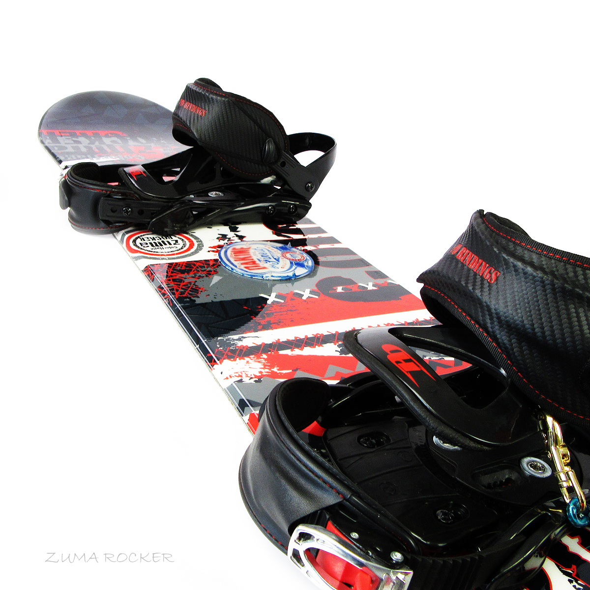 札幌発 ZUMA ツマ スノーボード 153cm ROCKER バインディング ソフト 