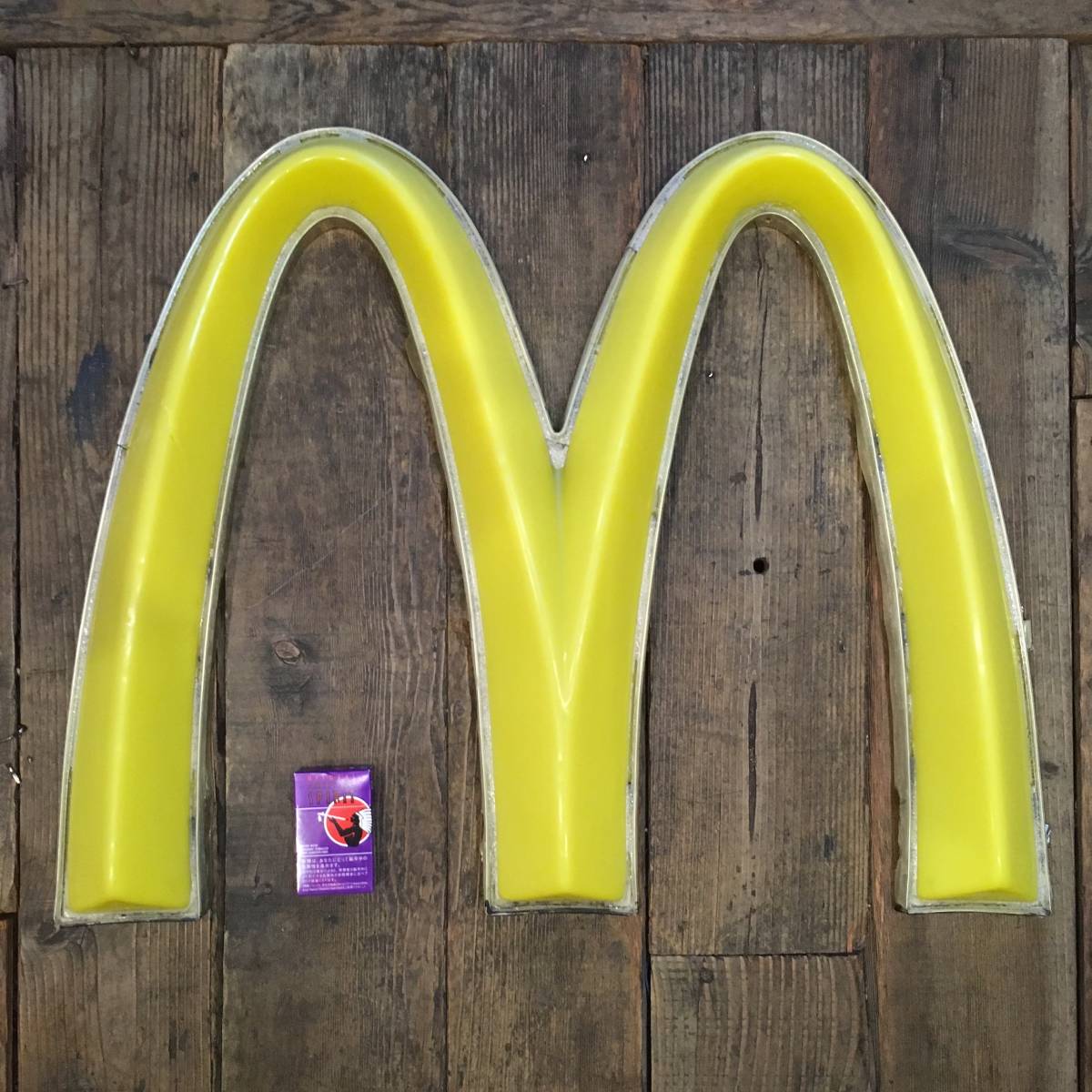 マクドナルド 看板 ゴールデンアーチ Yahoo!オークション - サイン