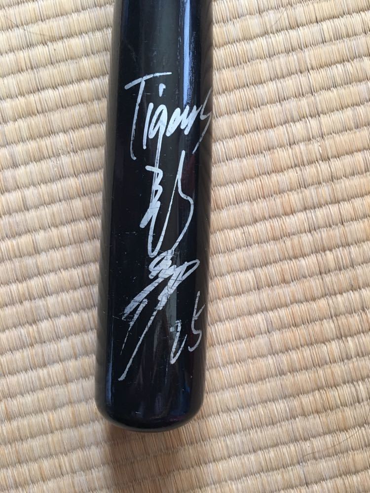 カープ 新井貴浩 本人実使用 サイン バット〔阪神時代〕 阪神