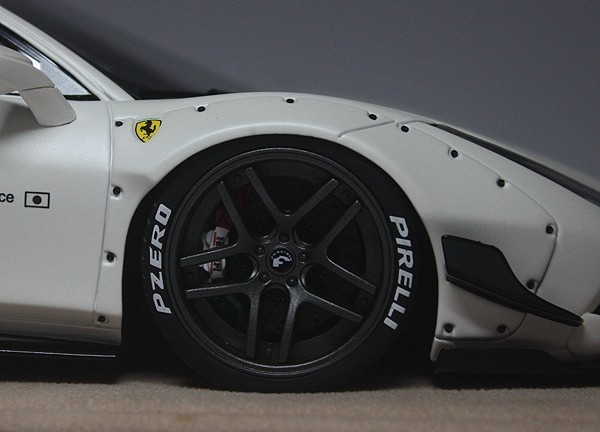 ★★★Sold Out！世界限定20台！LB特注！1/18 フェラーリ Ferrari 488GTB LB Works Liberty Walk LB Performance 正規品 Matt White Ferrari LB フェラーリ Hot Wheels製 Lincoln