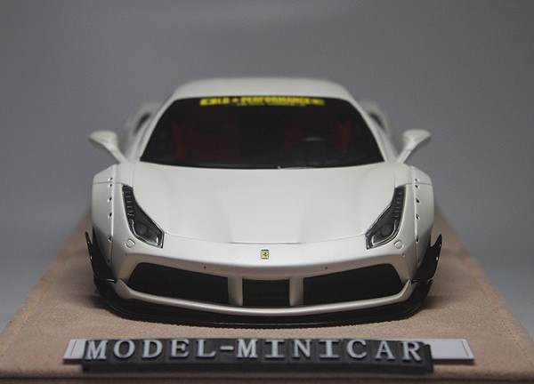 ★★★Sold Out！世界限定20台！LB特注！1/18 フェラーリ Ferrari 488GTB LB Works Liberty Walk LB Performance 正規品 Matt White Ferrari LB フェラーリ Hot Wheels製 Lincoln