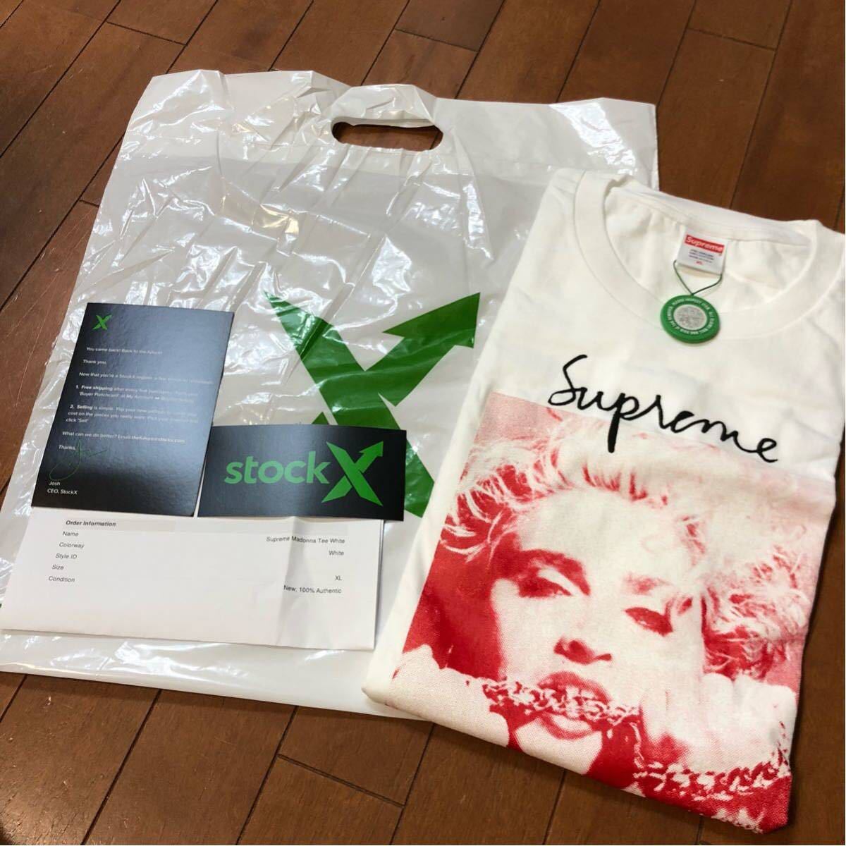 サイズ XL】18aw Supreme Madonna Tee White シュプリーム マドンナ T