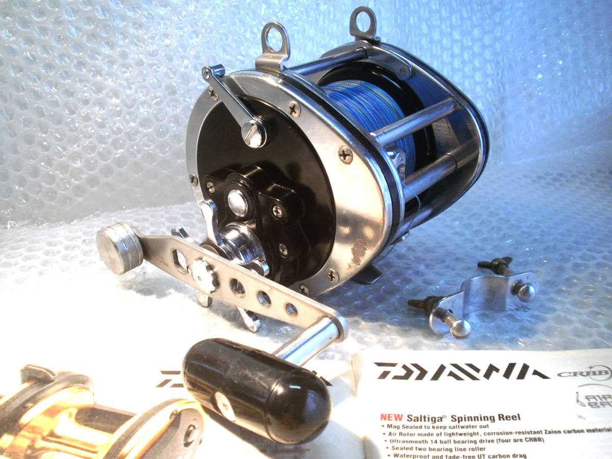 ダイワ 超大型両軸リール DYNAMIC ST-300☆セネター6/0相当☆整備済