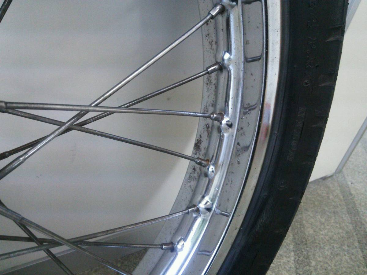 スズキ GS750 スポークホイール 19インチ 1.85×19 検） GS750 GS750E 