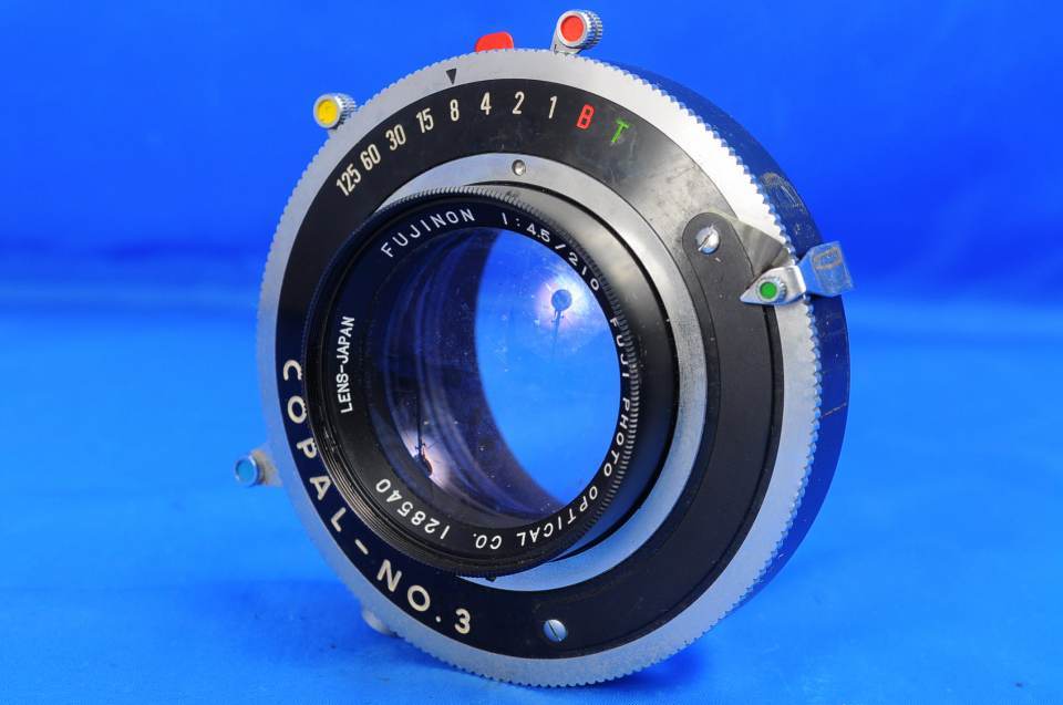 210mm Lens Copal W Fujinon Fuji | Large Format f5.6 Shutter f⁄5.6