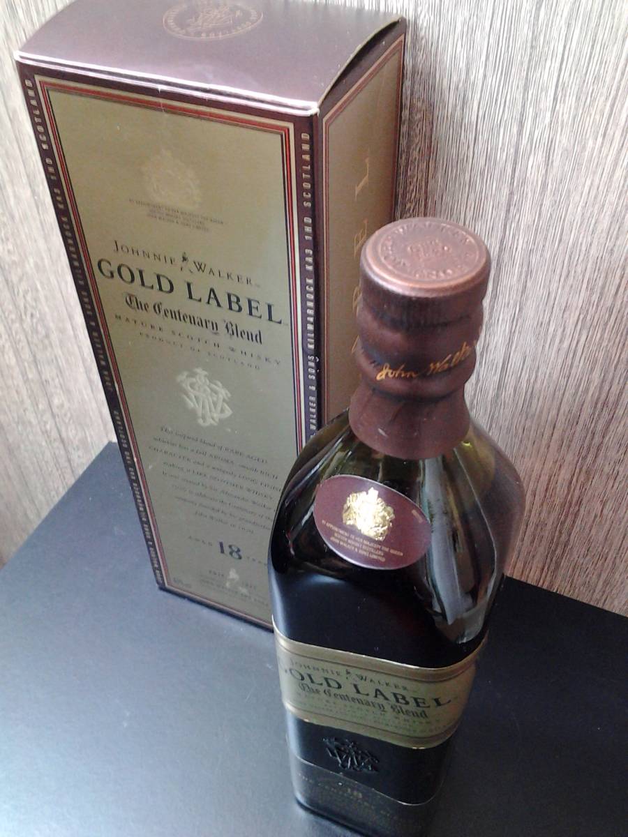 ◇ジョニーウォーカー 金 ゴールドラベル 18年 750ml 古酒未開栓
