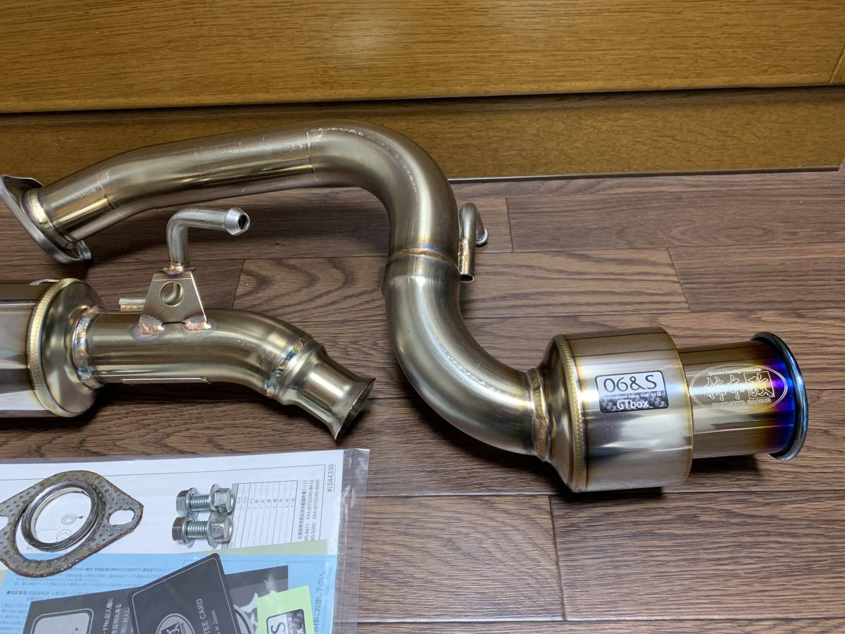 美品 アルトワークス HA36S 4WD 柿本マフラー GTbox 06&S 柿本改