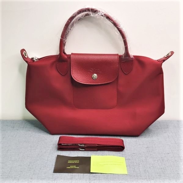 LONGCHAMP/ロンシャン☆トートバッグMル・プリアージュ☆レッド ル 