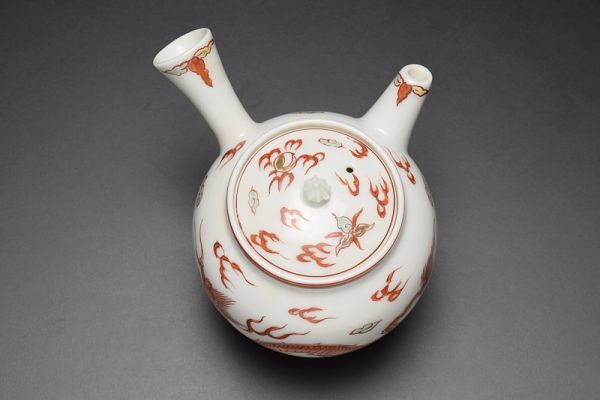 煎茶道具　金地　彩釉　瑞雲文　茶瓶　平安　清昌　共箱　陶芸　京焼　急須　煎茶 煎茶道具 金地 彩釉 瑞雲文 茶瓶 平安 清昌 共箱 陶芸 京焼 急須