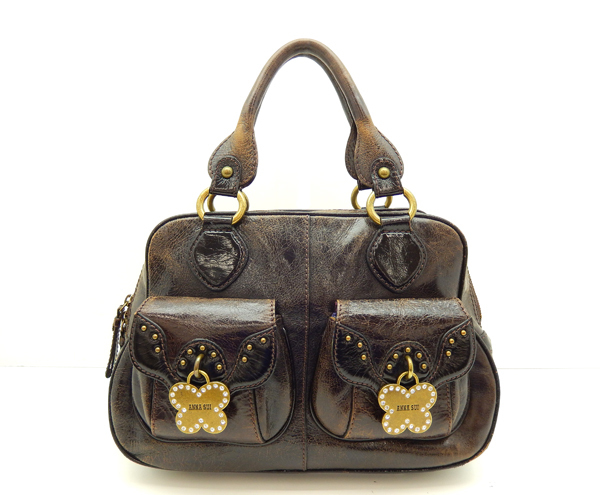 【新作，格安】 ANNA SUI レザー ハンドバッグ バタフライ アナスイ(かばん、バッグ)｜売買されたオークション情報、yahooの商品情報をアーカイブ公開 - オークファン かばん、バッグ