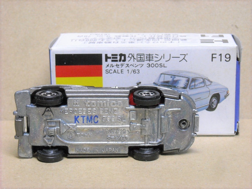 メルセデスベンツ 300SL KTMC特注品 メタグレー＊青箱 トミカ