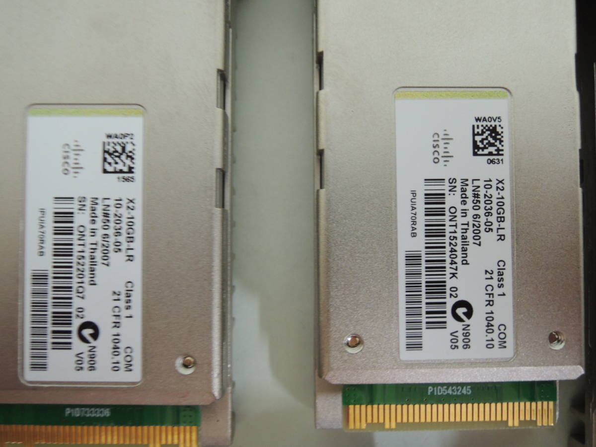 CISCO X2-10GB-LR 10-2036-05 モジュール10個