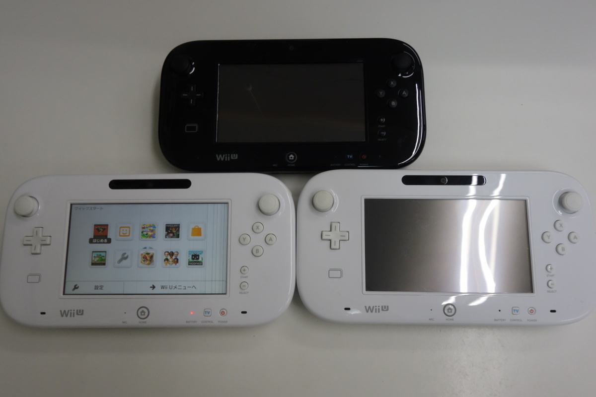 G65　▼任天堂 Wii U Game Pad ゲームパッド ジャンク 3台