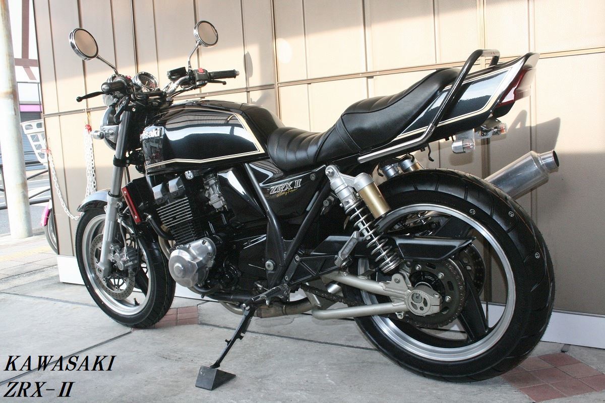 正規メーカー品 ☆KAWASAKI ZRX-Ⅱ☆ZR400-F2☆美車!! 10080㎞☆前後 