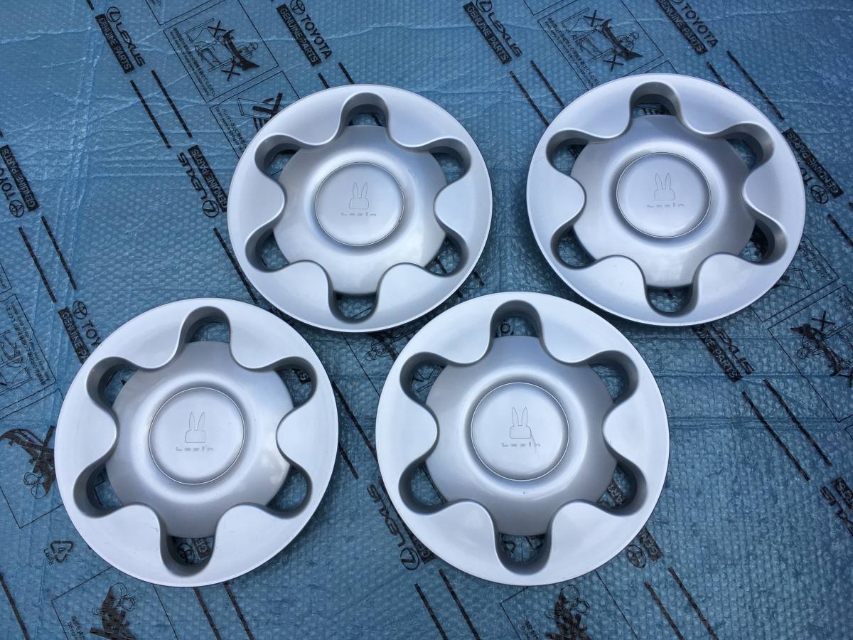 ラパン LC 純正 スチール ホイール キャップ セット 新車外し