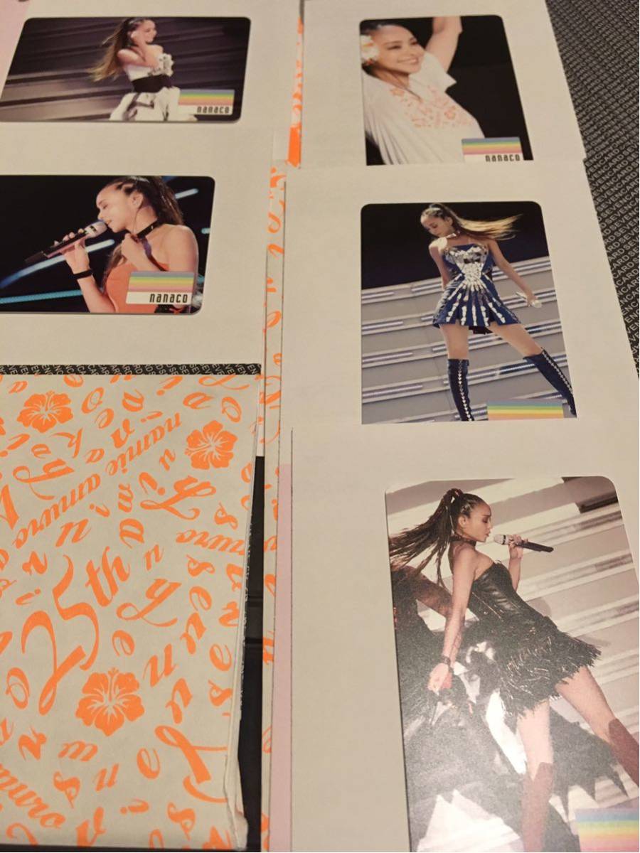 安室奈美恵 ナナコ ナナコカード nanaco nanacoカード 5種類セット