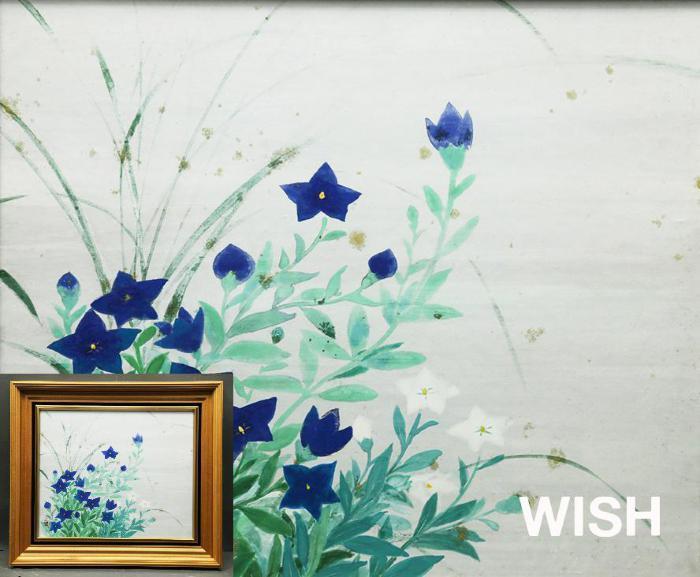 低価，新作 WISH 高頭信子 桔梗 8号 日本画 質感溢れる作品 青花 ◯元青龍社々友 受章6 龍子記念館賞 個展22 #jf18100020BIFXbr1(花鳥、鳥獣)｜売買されたオークション情報、yahooの商品情報をアーカイブ公開 - 花鳥、鳥獣