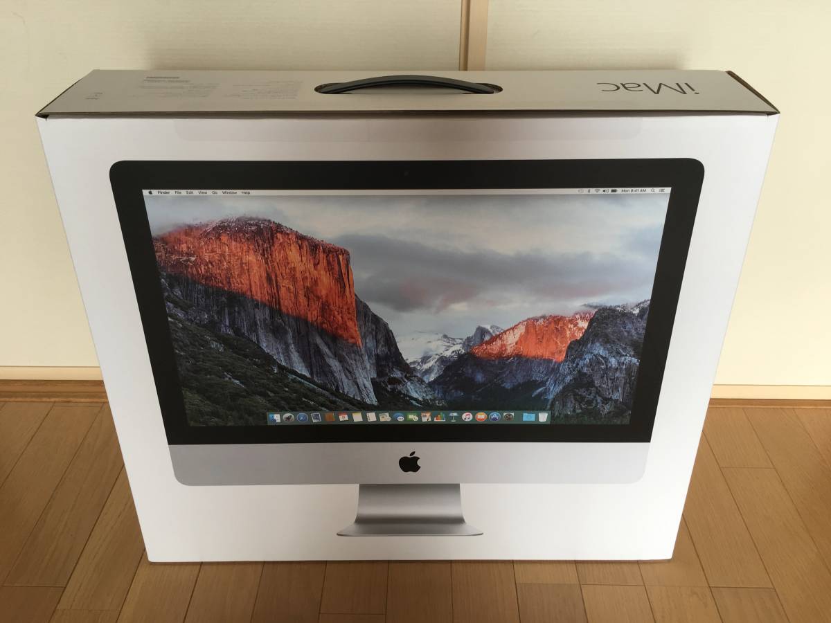 iMac 4K 21.5インチ Late 2015 MK452J/A Core i5 3.1GHz 8GB 1TB Mojave