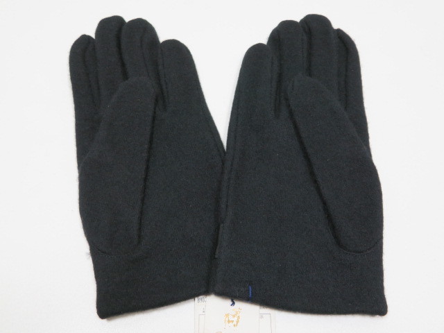 未使用品 Burberrys バーバリー カシミヤ/レザー 手袋 グローブ ブラック